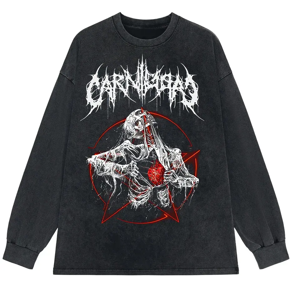 Gothic Demon Anime Print T-Shirt Y2K Harajuku Streetwear by Vimost Shop