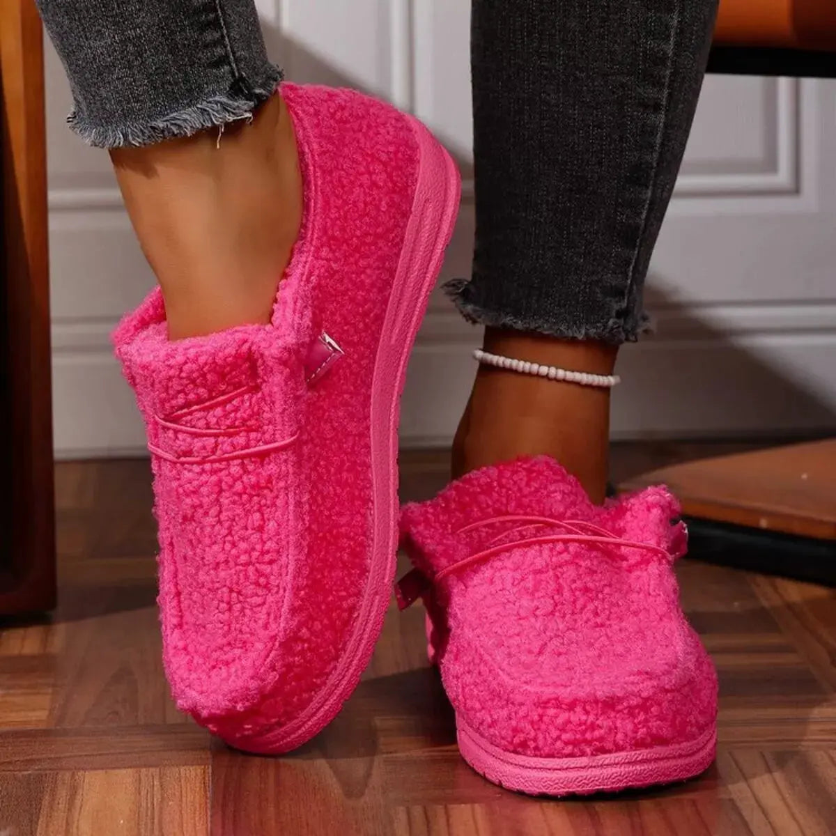 Round Toe Flats Slip-Ons by Partner Label