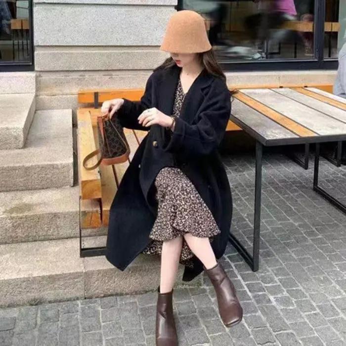 Small High-grade Woolen Coat For Women by Maiden-Art