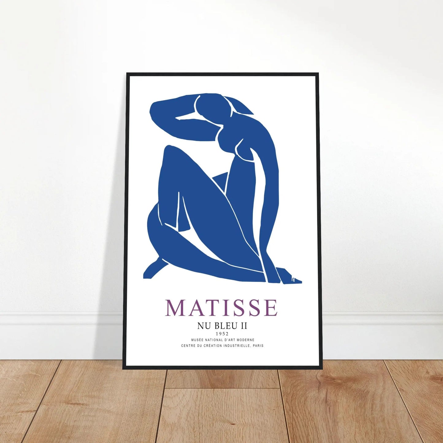 Henri Matisse Nu Bleu II (Blue Nude II) 1952 artwork poster by Art-O-Rama Shop