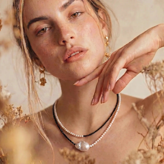Moonlit Layers Necklace | Equanimity Essence by Equanimity Essence.