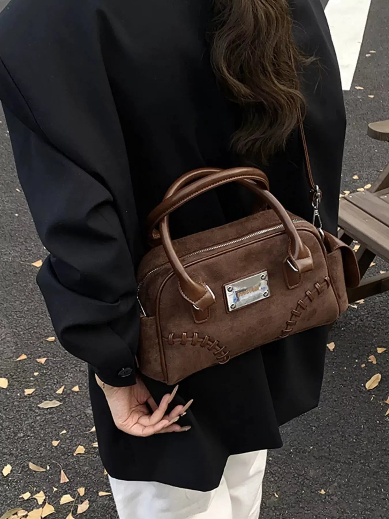 Vintage Top Handle Crossbody Bag by Partner Label