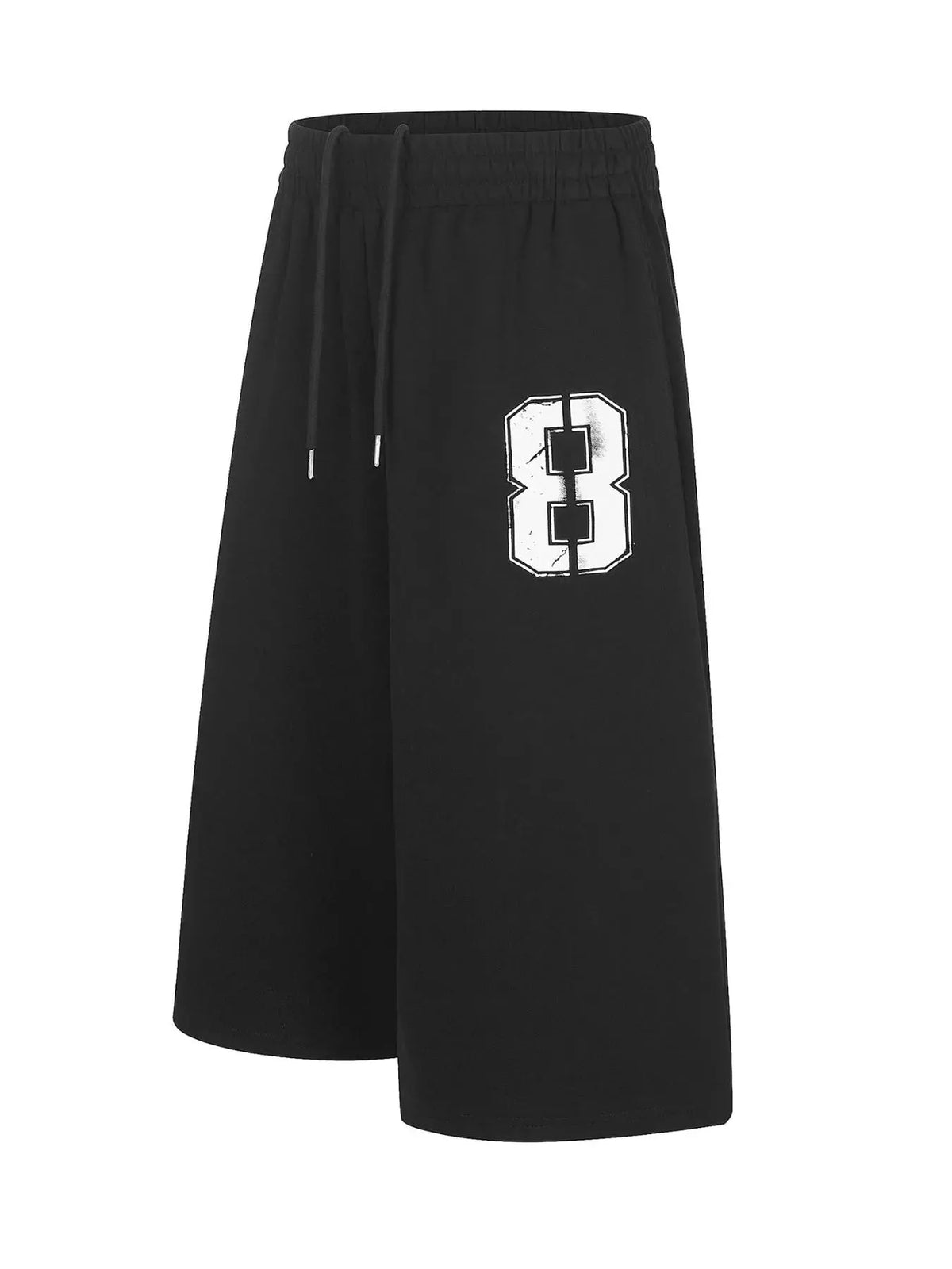 Men's Number 8 Wide Leg Capris by Trendsi