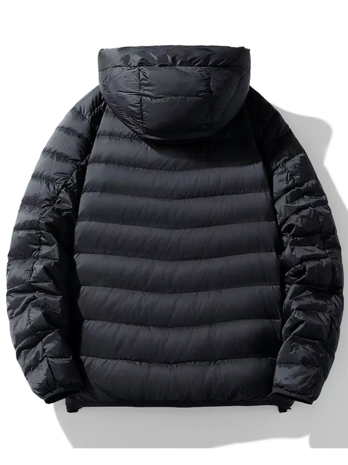 Men's Lightweight Zip Up Hooded Jacket by Partner Label