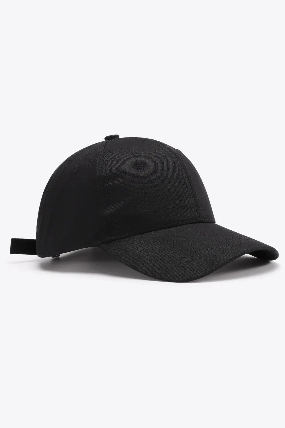 Plain Adjustable Cotton Baseball Cap by Partner Label