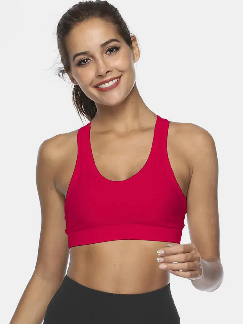 Cutout Scoop Neck Active Tank by Partner Label
