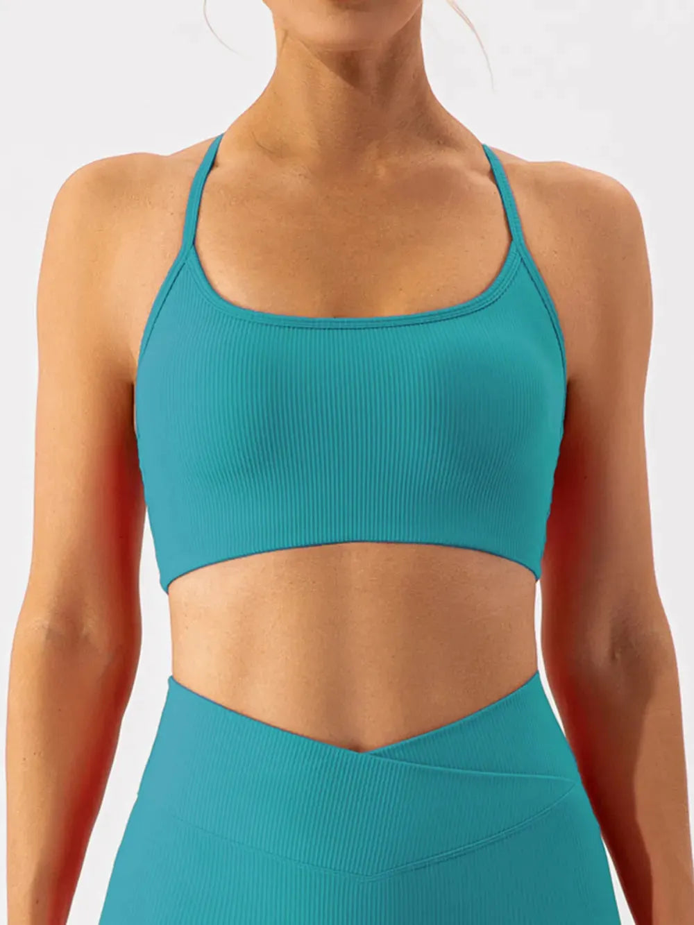 Spaghetti Strap Active Bra by Partner Label