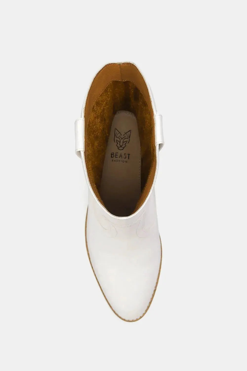 Beast Fashion Butterfly Cut Detail Point Toe Boots by Beast Fashion