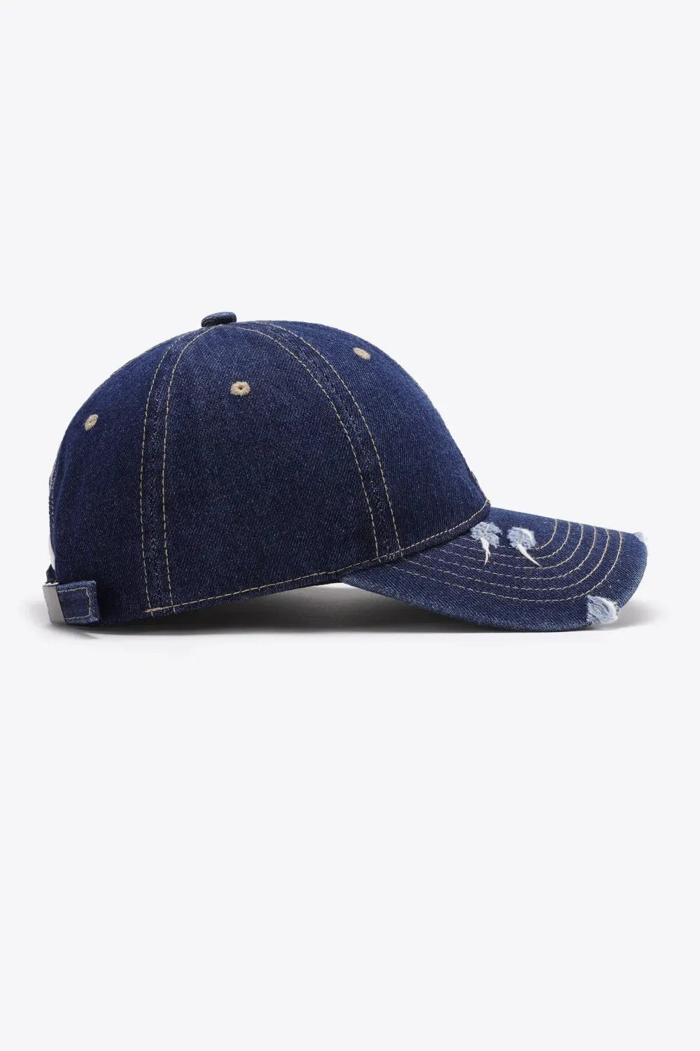 Distressed Adjustable Baseball Cap by Partner Label