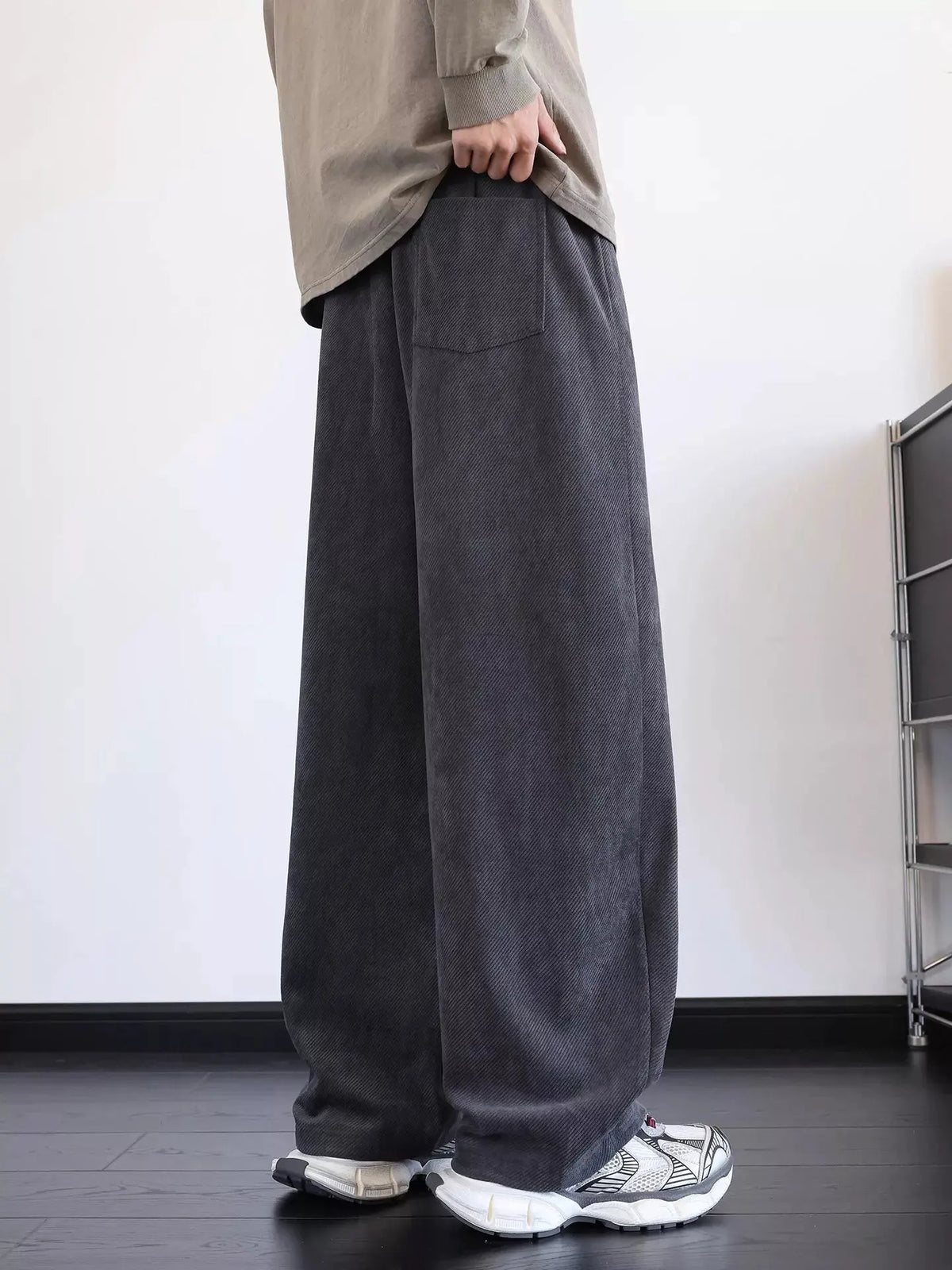 Men's Plus Size Wide-Leg Pants by Partner Label