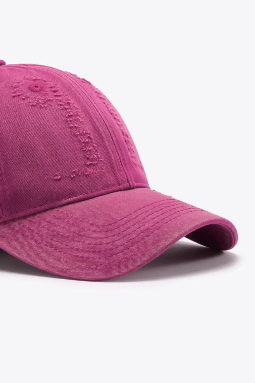 Distressed Adjustable Baseball Cap by Partner Label