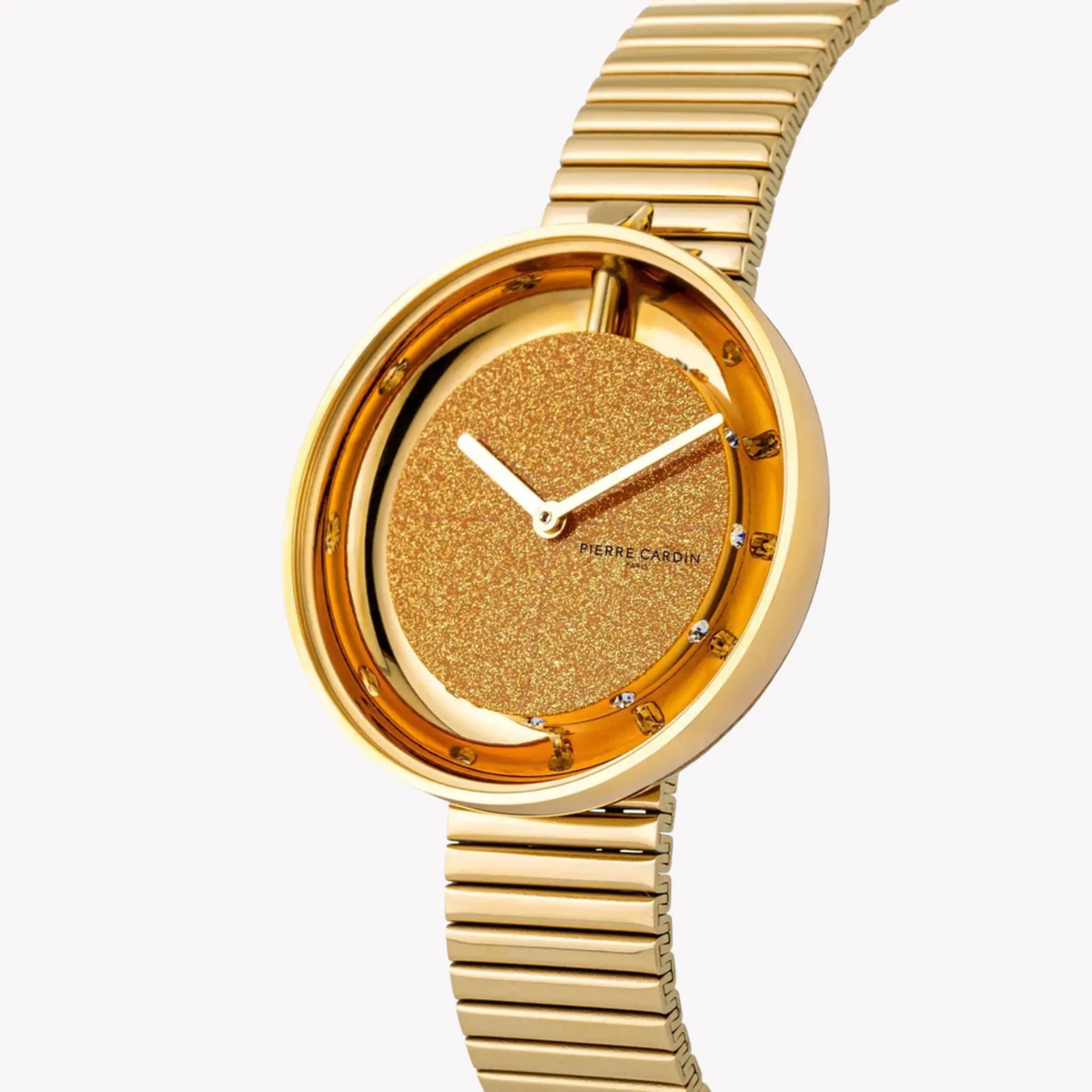 Pierre Cardin Women's Gold Stainless Steel Watch, Champagne Dial | Cma.0012 by PIERRE CARDIN