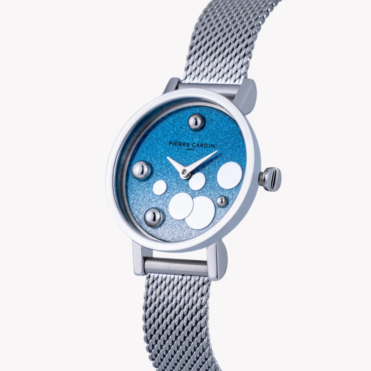Pierre Cardin Women's Silver & Blue Watch, Stainless Steel | Ccm.0512 by PIERRE CARDIN
