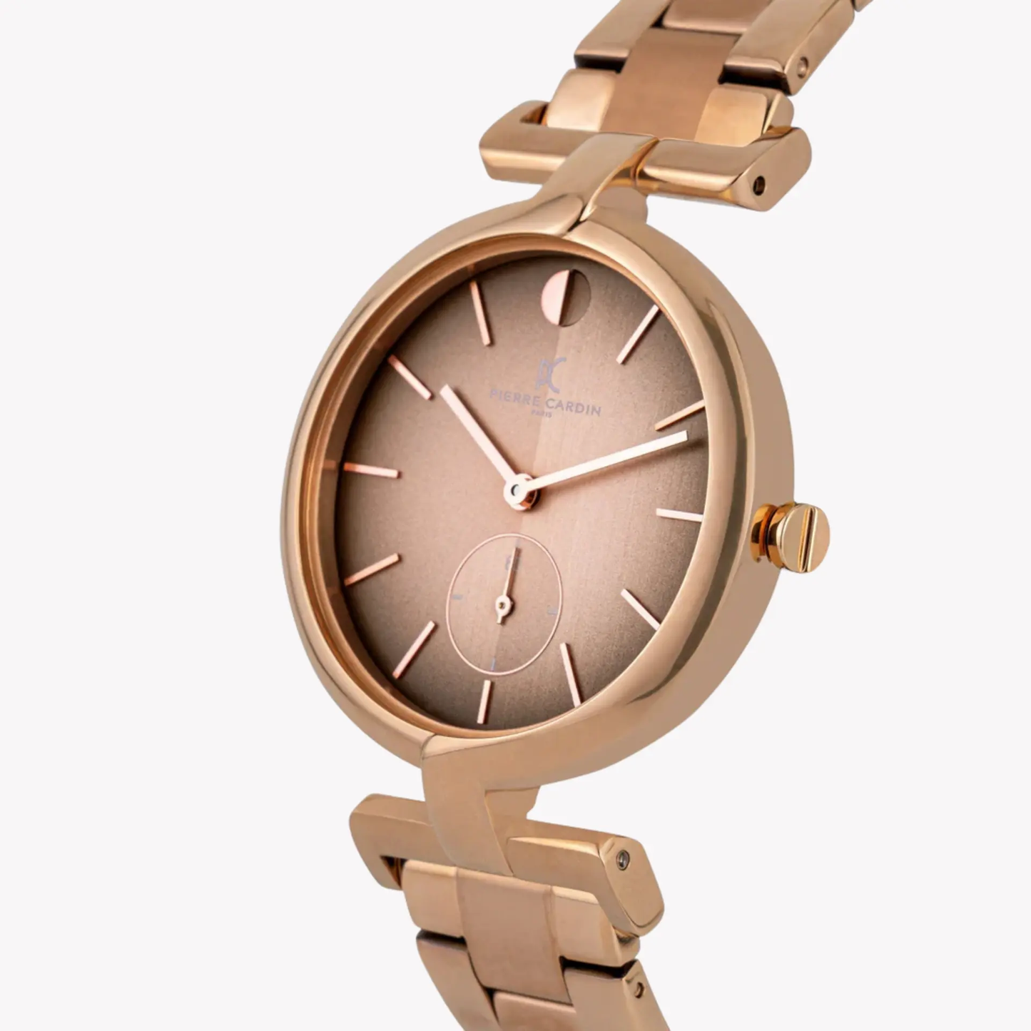 Pierre Cardin Women's Rose Gold Watch, Brown Dial | Cmd.3526 by PIERRE CARDIN