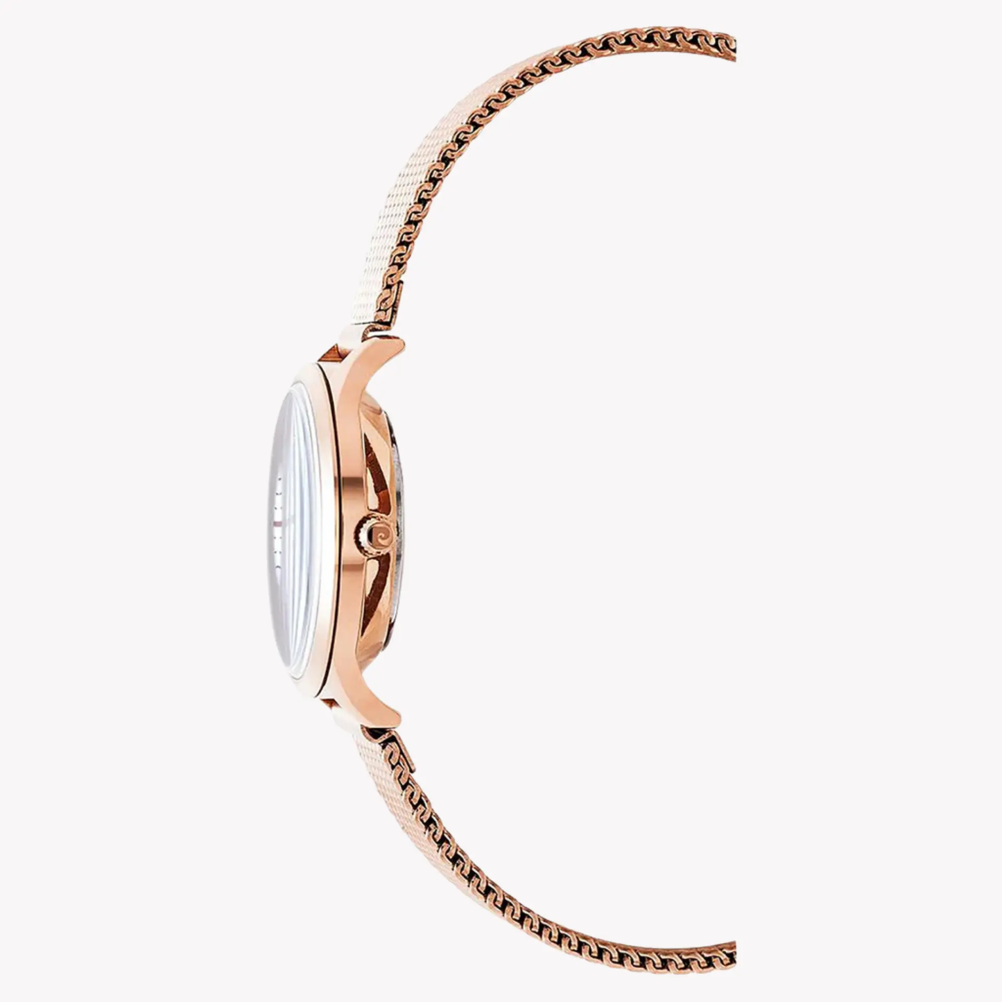 Pierre Cardin Women's Rose Gold Watch, White Dial | Pc902682f120 by PIERRE CARDIN