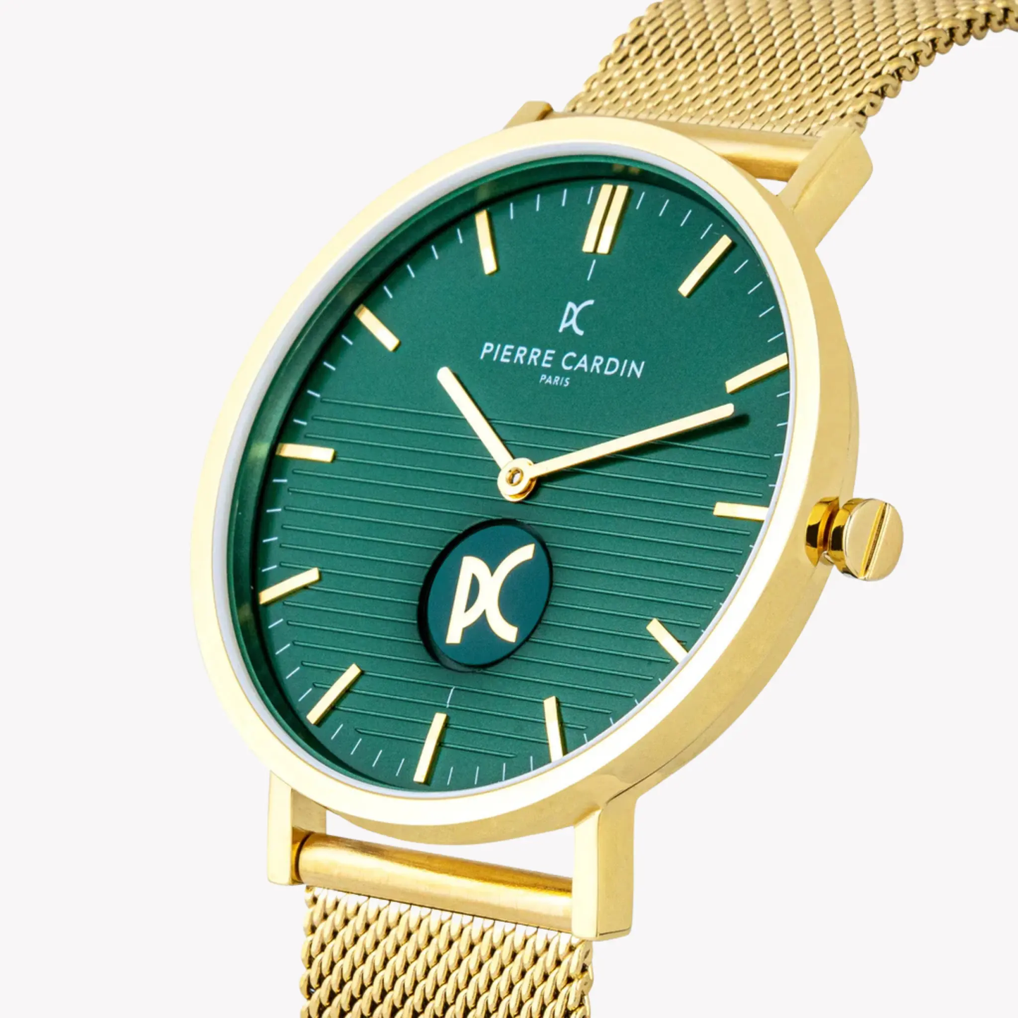 Pierre Cardin Men's Gold Stainless Steel Watch, Green Dial | Cbv.1046 by PIERRE CARDIN