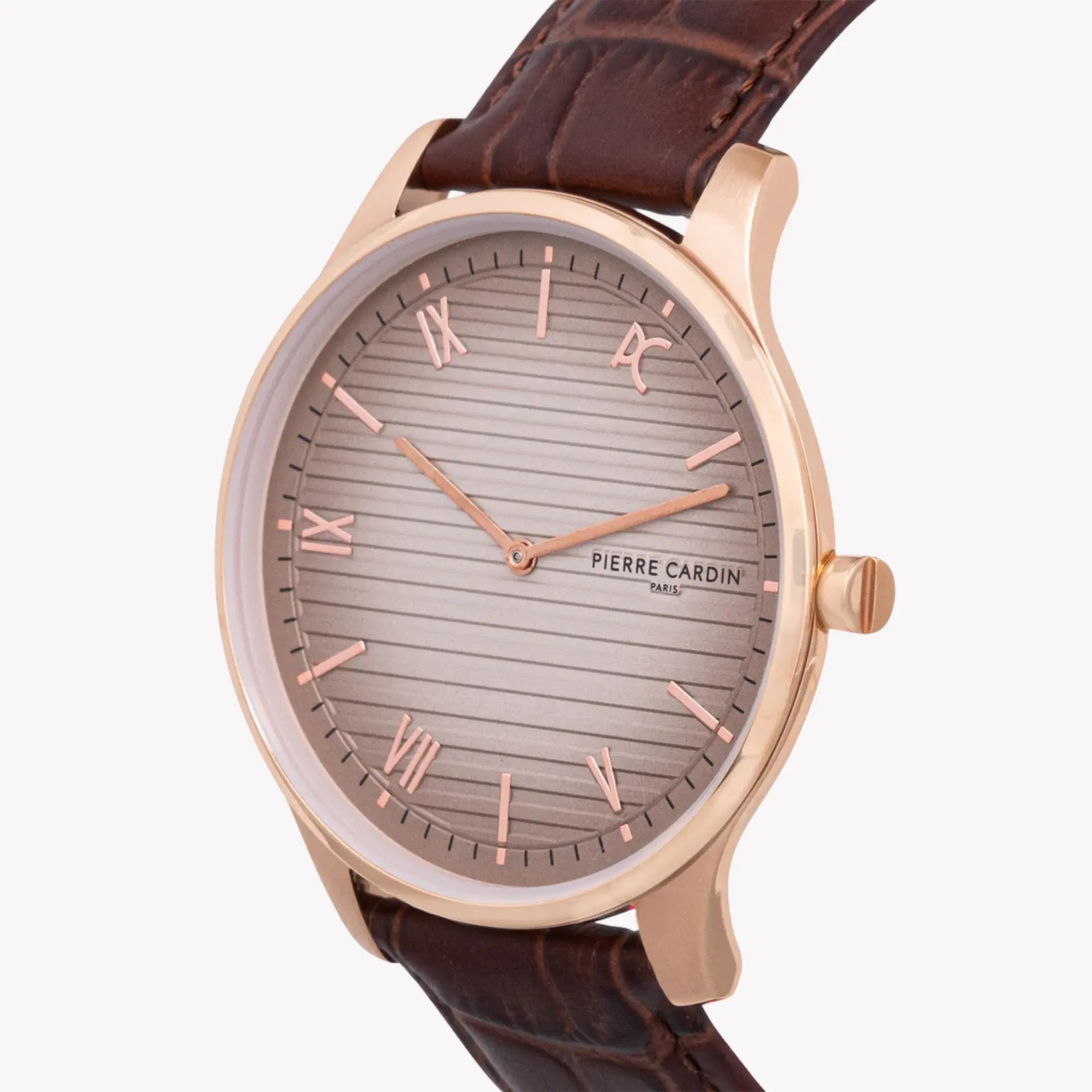 Pierre Cardin Men's Rose Gold Watch, Beige Dial | Cba.4021 by PIERRE CARDIN