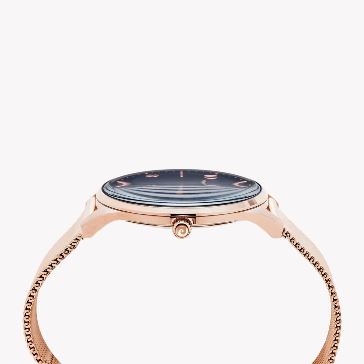 Pierre Cardin Men's Rose Gold Watch, Blue Dial | Pc902671f116 by PIERRE CARDIN