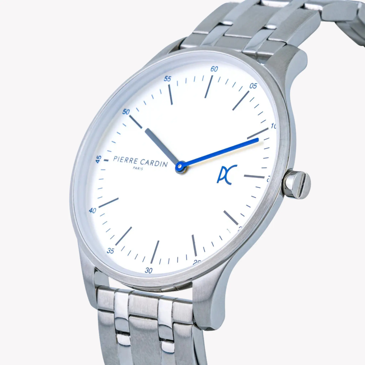Pierre Cardin Men's Silver Stainless Steel Watch, Silver Dial | Cba.4009 by PIERRE CARDIN