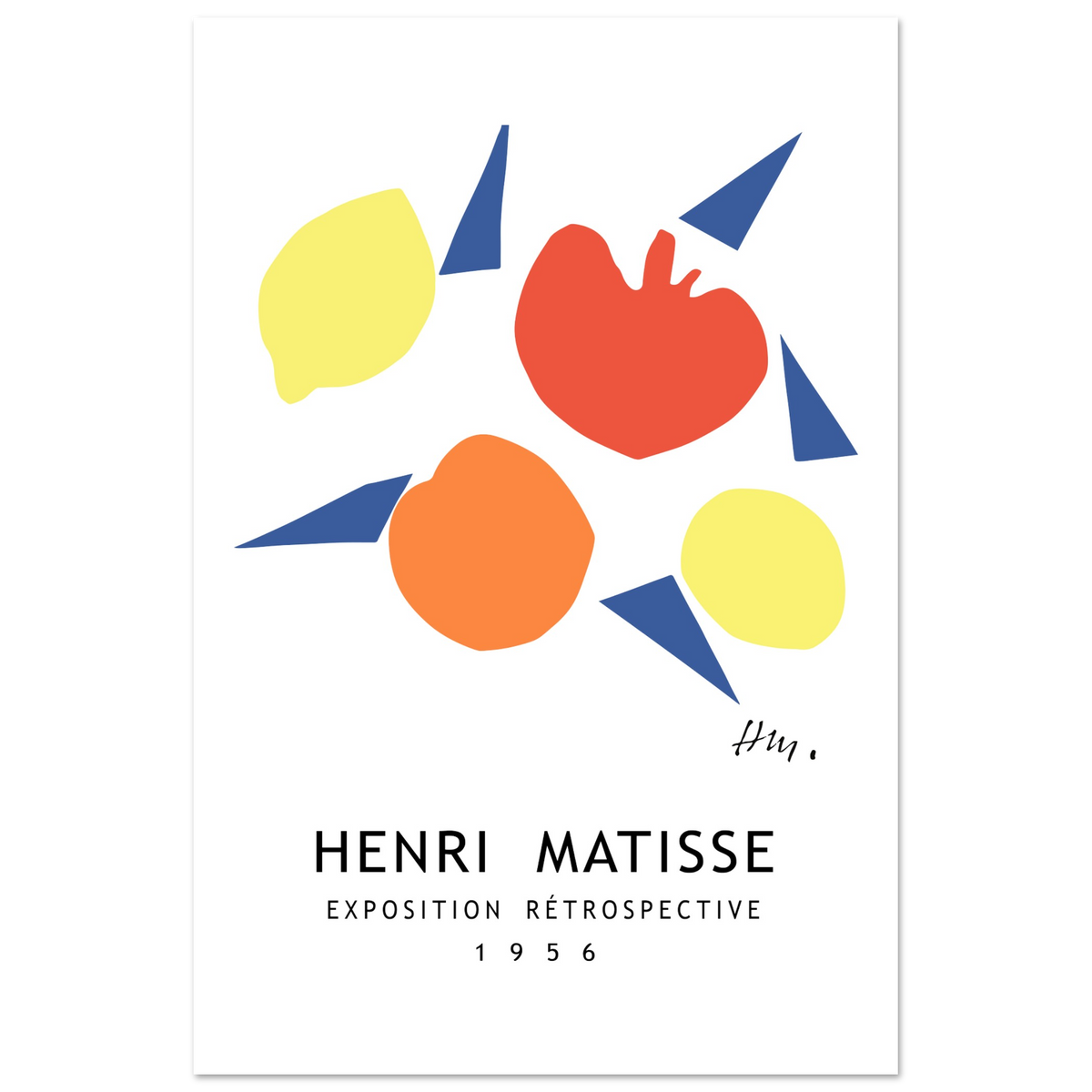 Henri Matisse Exposition Rétrospective poster by Art-O-Rama Shop