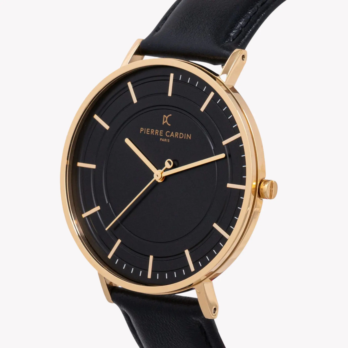 Pierre Cardin Men's Gold Watch, Black Dial | Cbn.3035 by PIERRE CARDIN