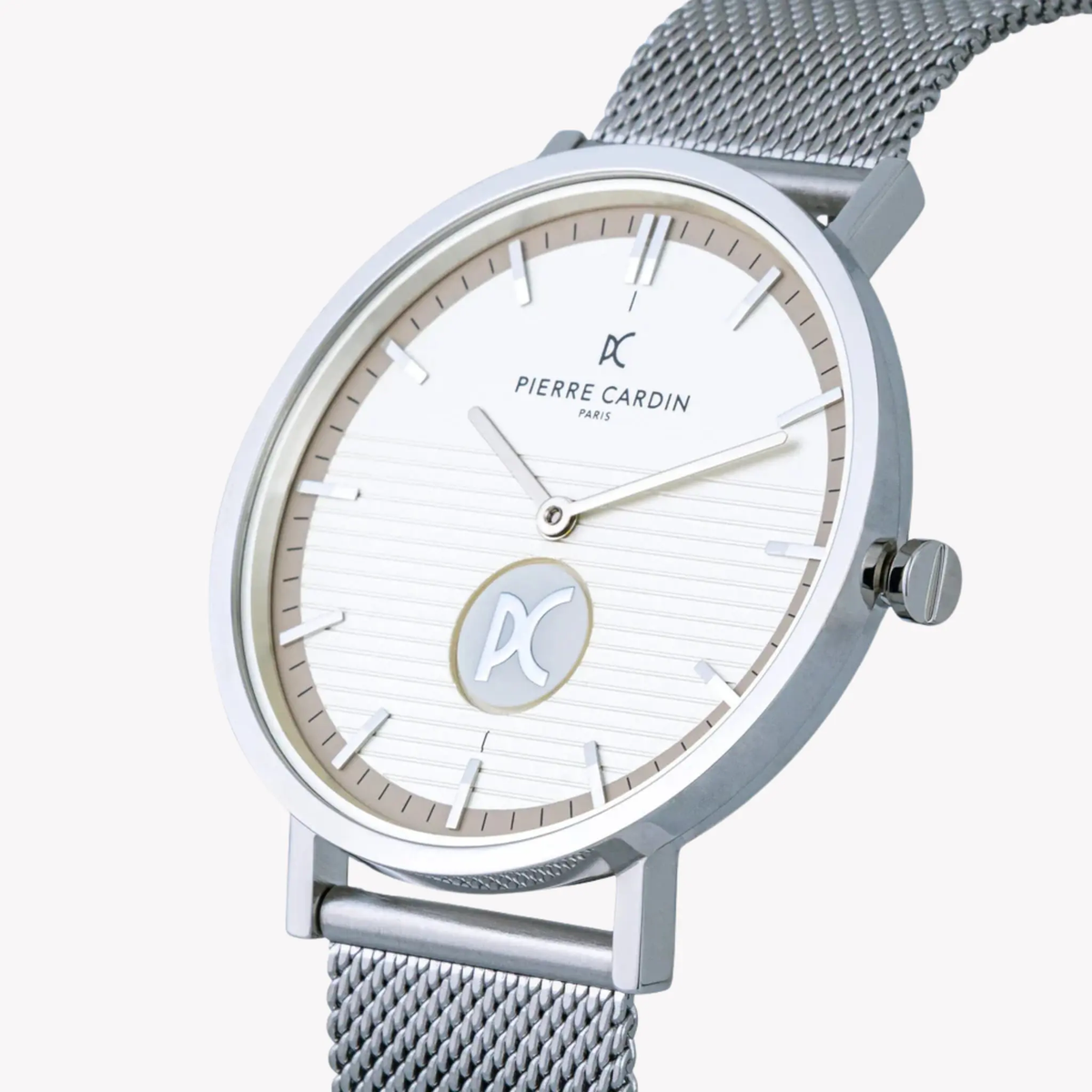 Pierre Cardin Men's Silver Stainless Steel Watch, Gray Dial | Cbv.1053 by PIERRE CARDIN