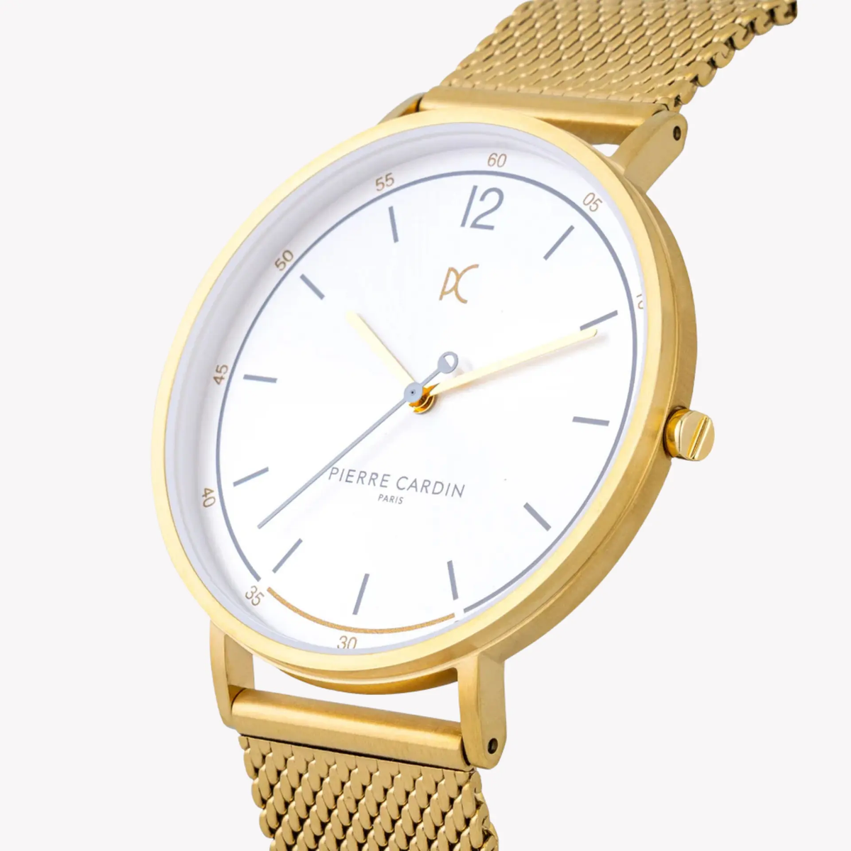 Pierre Cardin Men's Gold Stainless Steel Watch, Silver Dial | Cbn.3014 by PIERRE CARDIN
