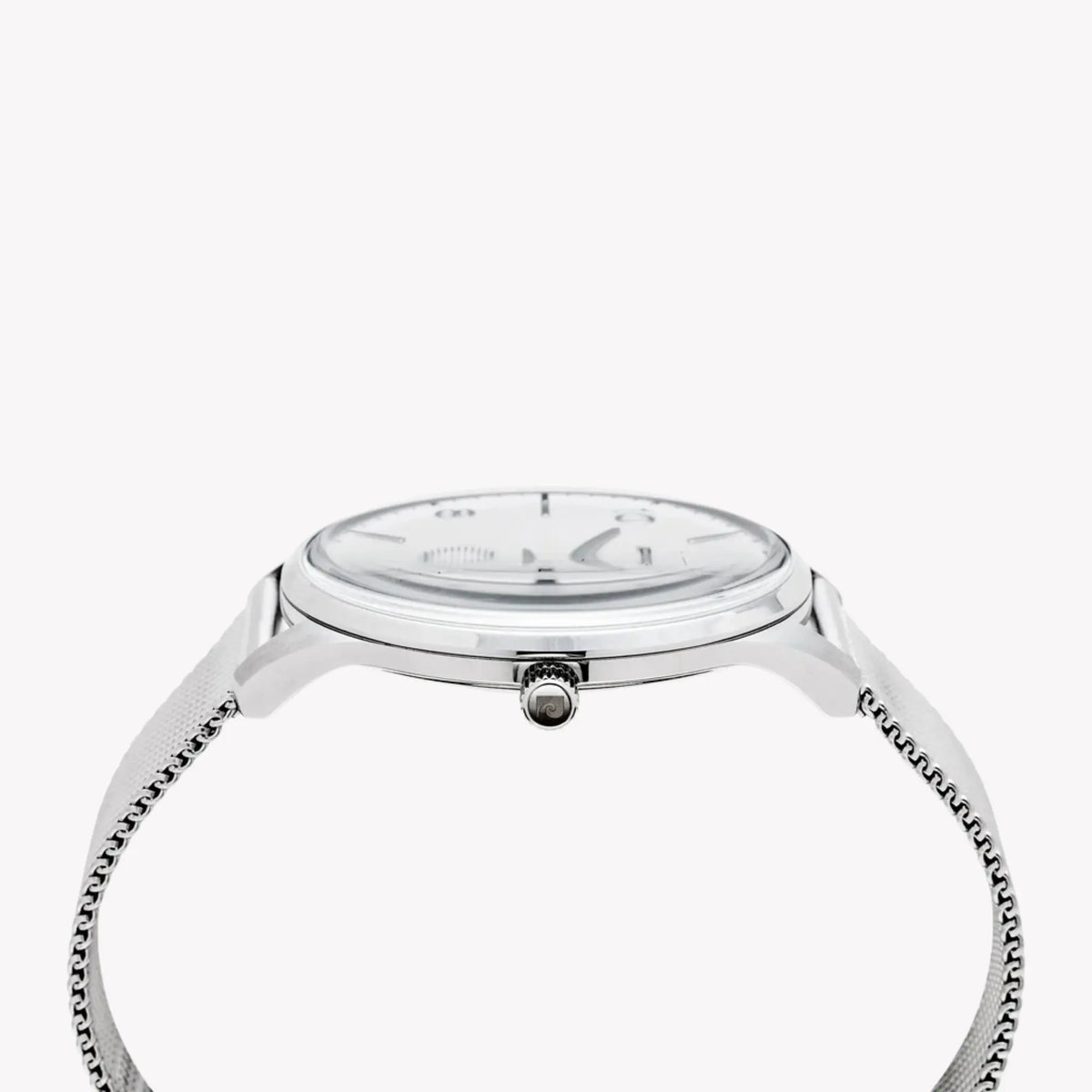 Pierre Cardin Men's Silver Watch, Rose Dial | Pc902671f101 by PIERRE CARDIN