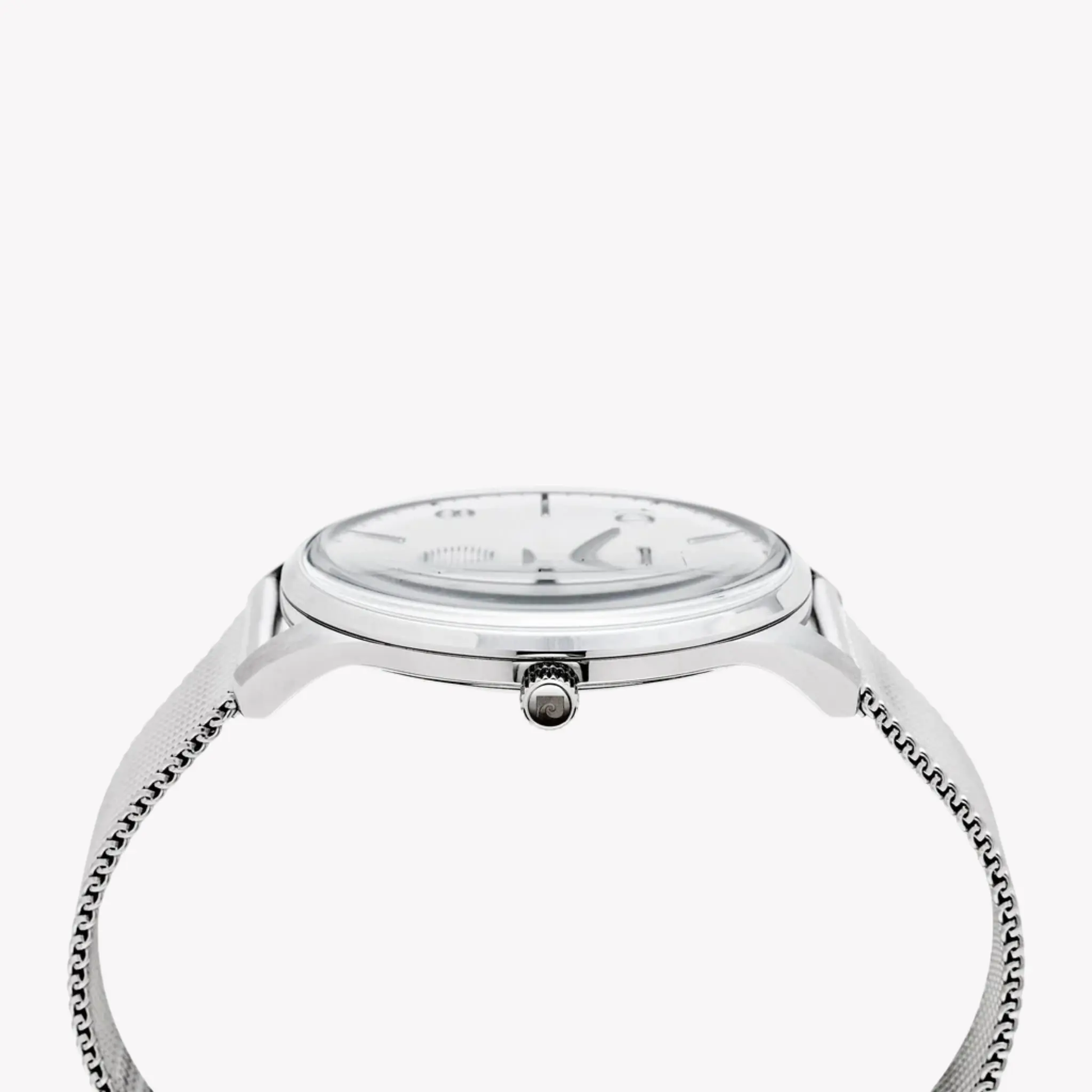 Pierre Cardin Men's Silver Watch, Rose Dial | Pc902671f101 by PIERRE CARDIN