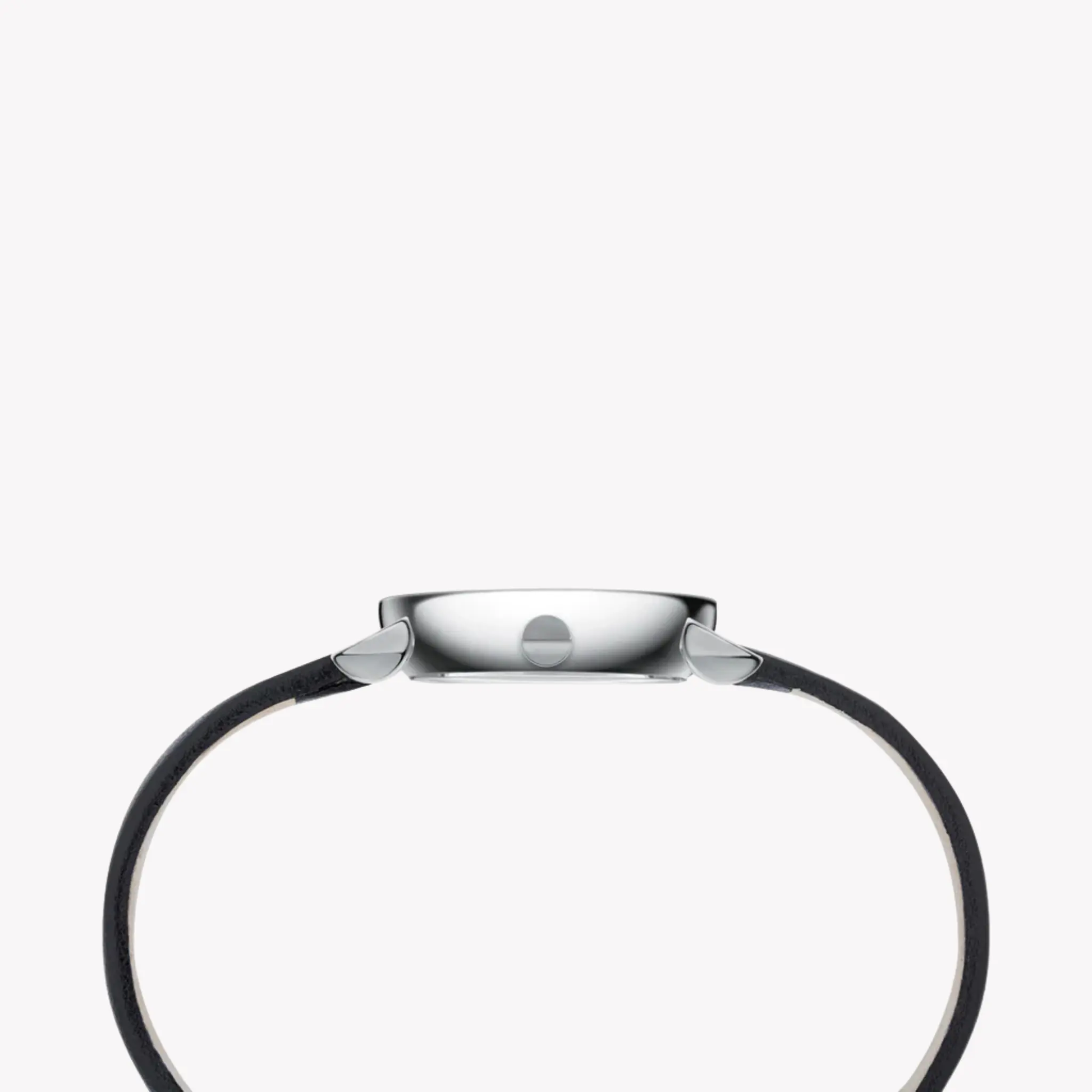 Pierre Cardin Women's Black Leather Watch, Silver Dial | Ccm.0504 by PIERRE CARDIN