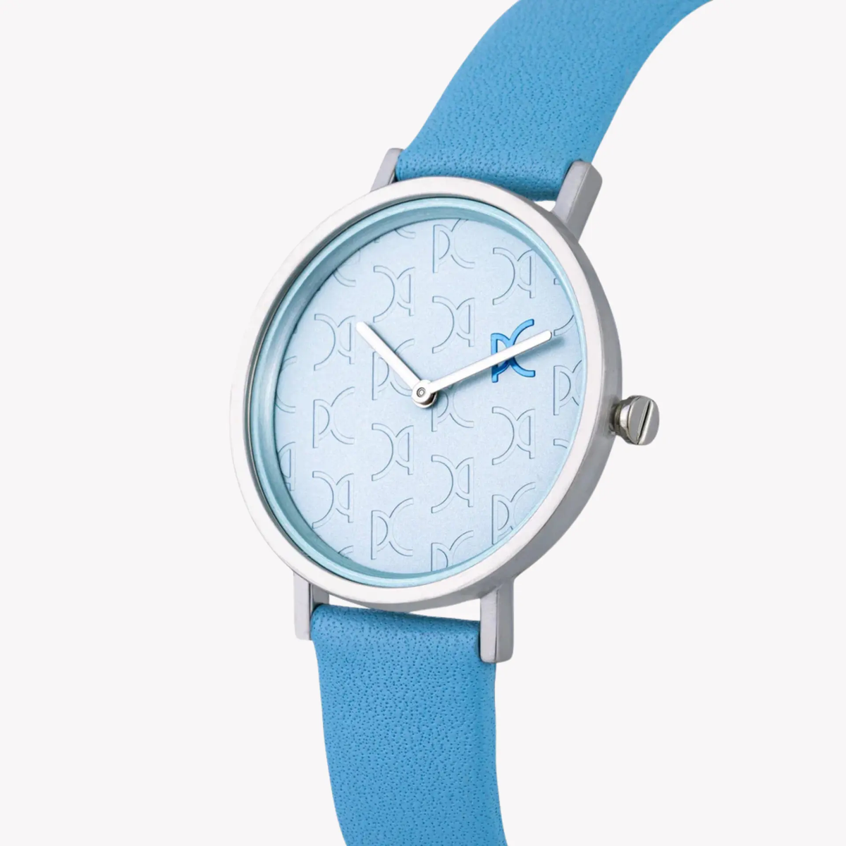 Pierre Cardin Women's Blue Leather Watch, Silver Case | Cbv.1521 by PIERRE CARDIN