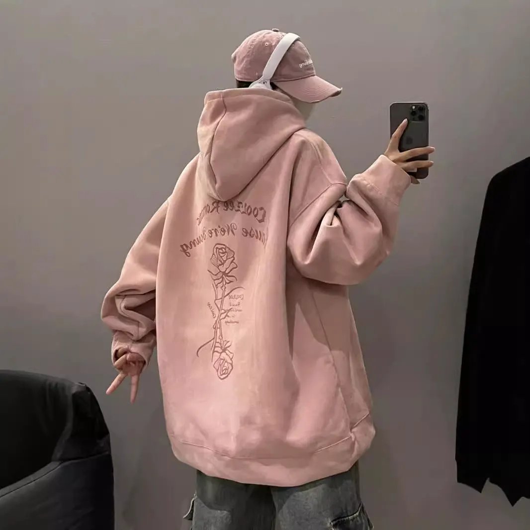 Women's Suede Hooded Sweater by Maiden-Art