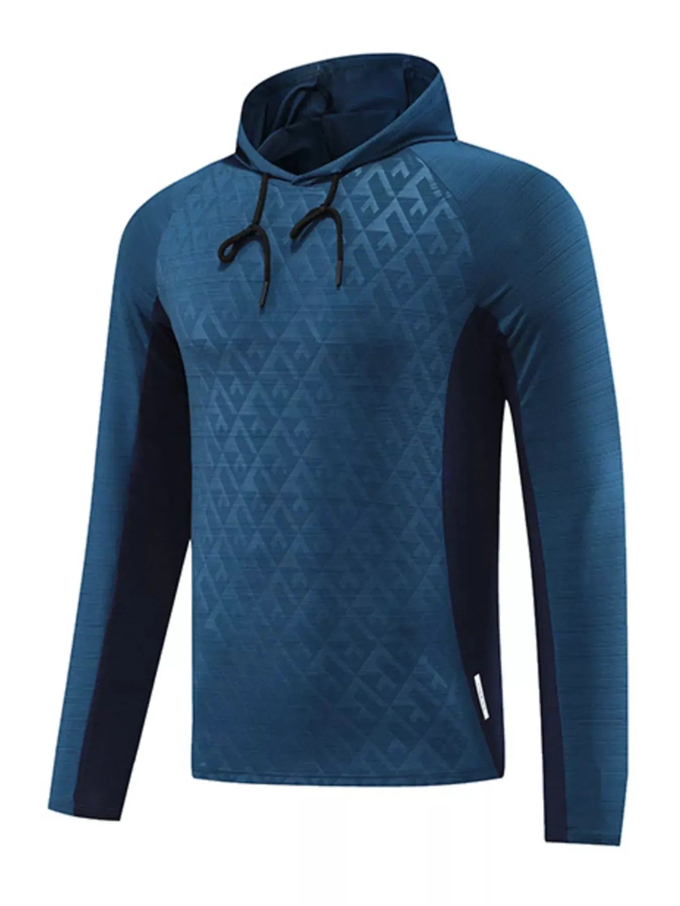 Men's Plus Size Raglan Sleeve Athletic Fit Hoodie by Trendsi