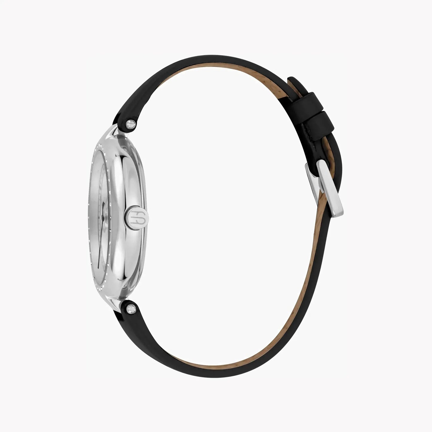 Esprit Women's Black Leather Watch, Silver Dial | Es1l147m0065 by ESPRIT