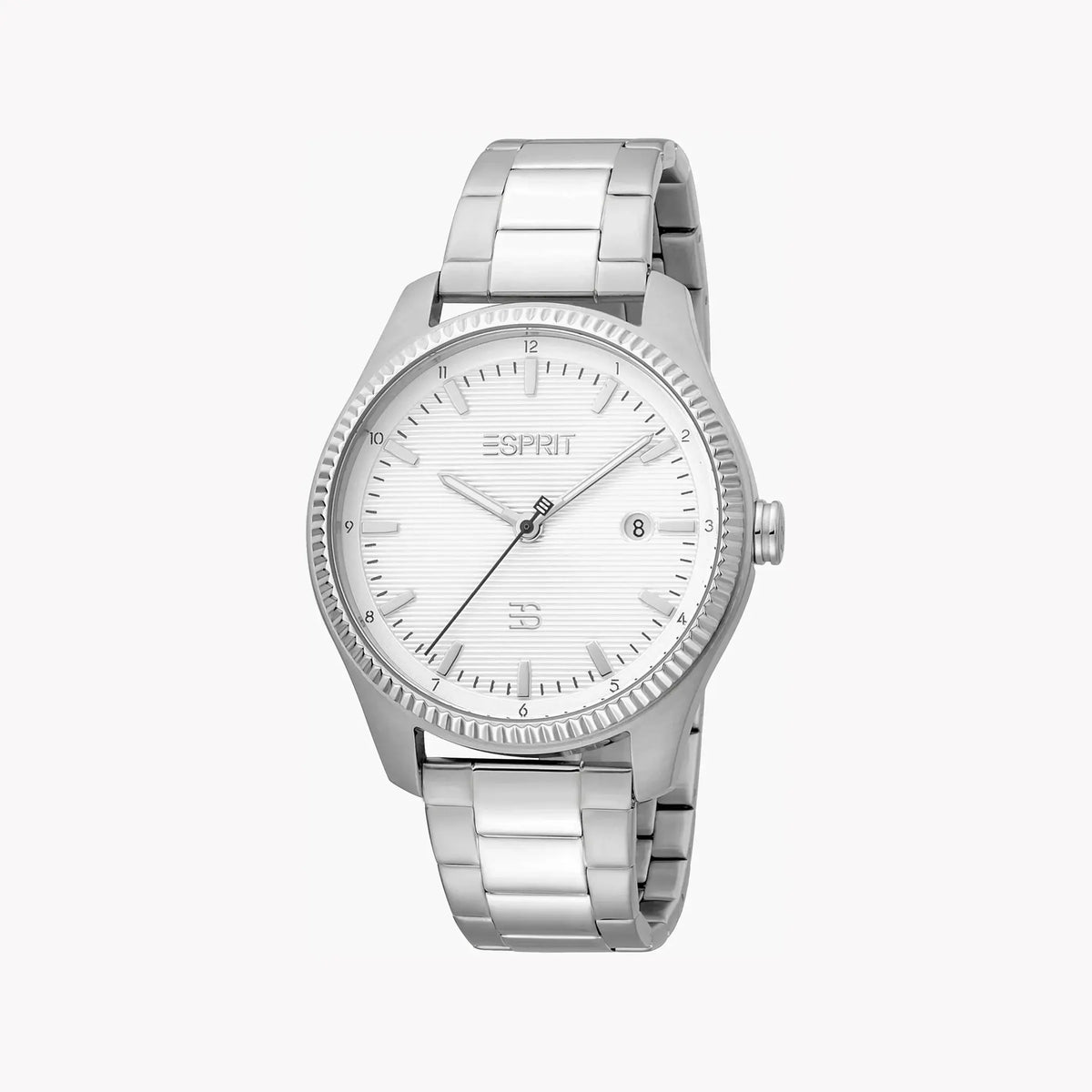 Esprit Men's Stainless Steel Watch, Silver Dial | Es1g072m0035 by ESPRIT