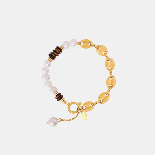 18K Gold-Plated Titanium Steel Bracelet by Partner Label