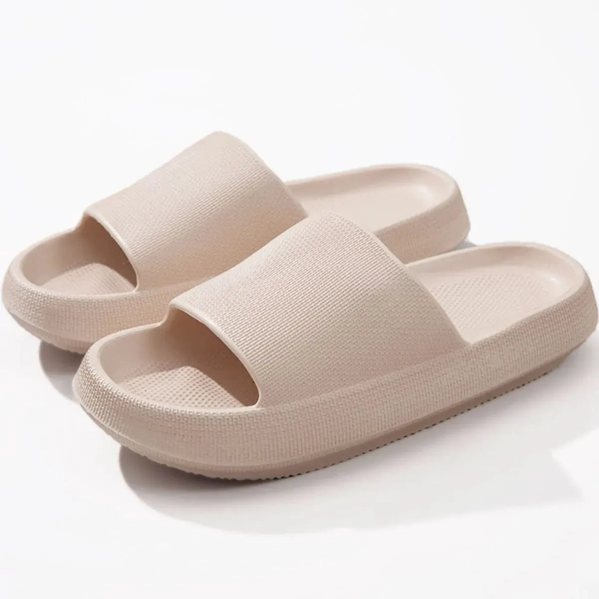 Open Toe Platform Slippers by Partner Label