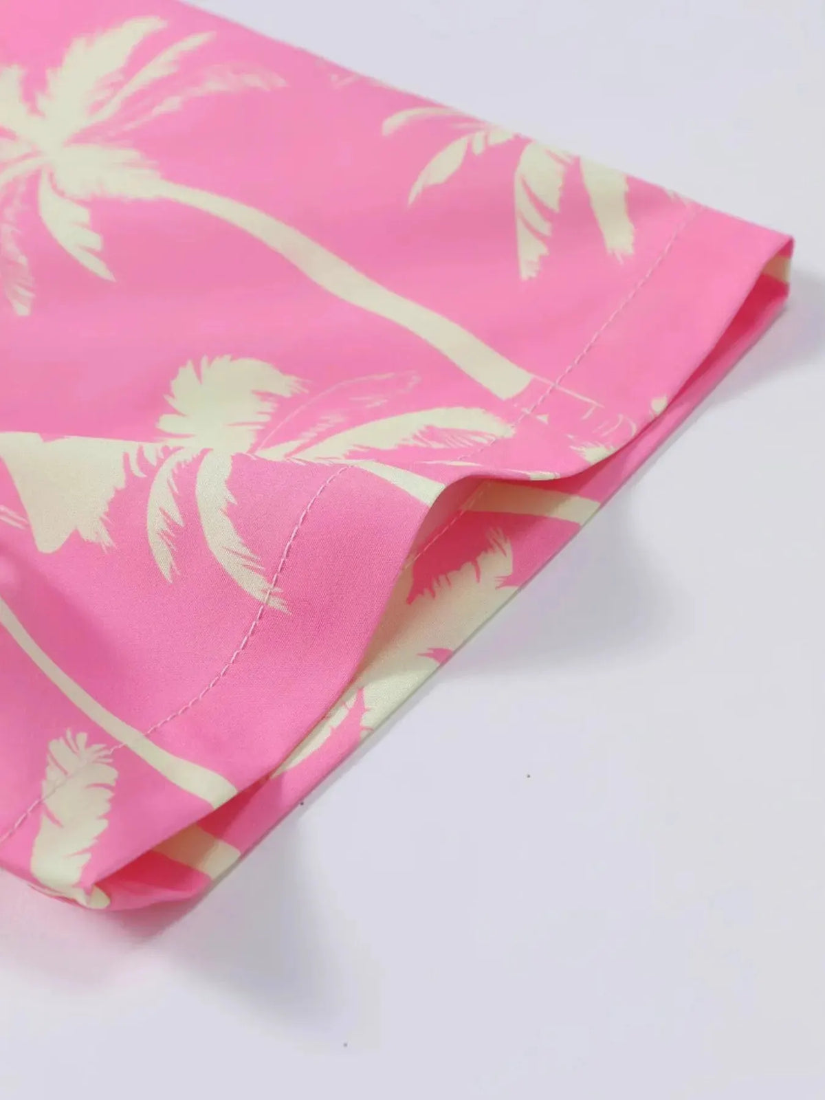Men's Palm Tree Print Top and Shorts Summer Set by Trendsi