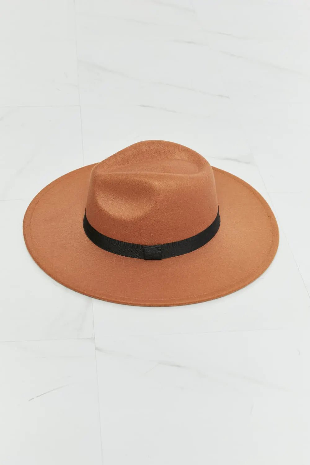 Fame Enjoy The Simple Things Fedora Hat by Fame