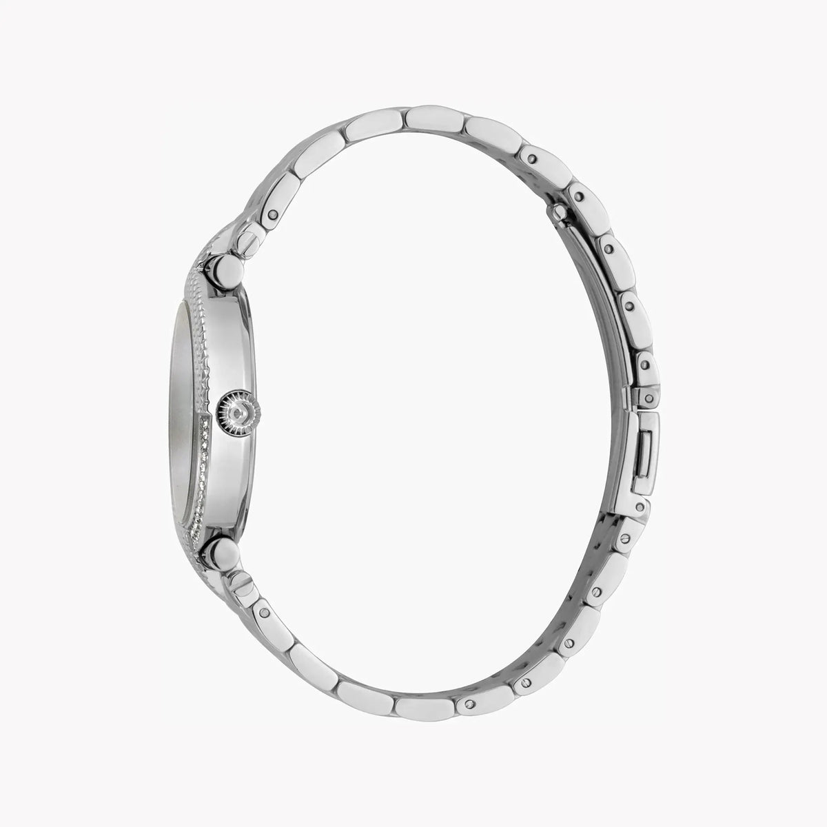 Just Cavalli Women's Silver Watch, White Mother Of Pearls Dial | Jc1l105m0055 by JUST CAVALLI