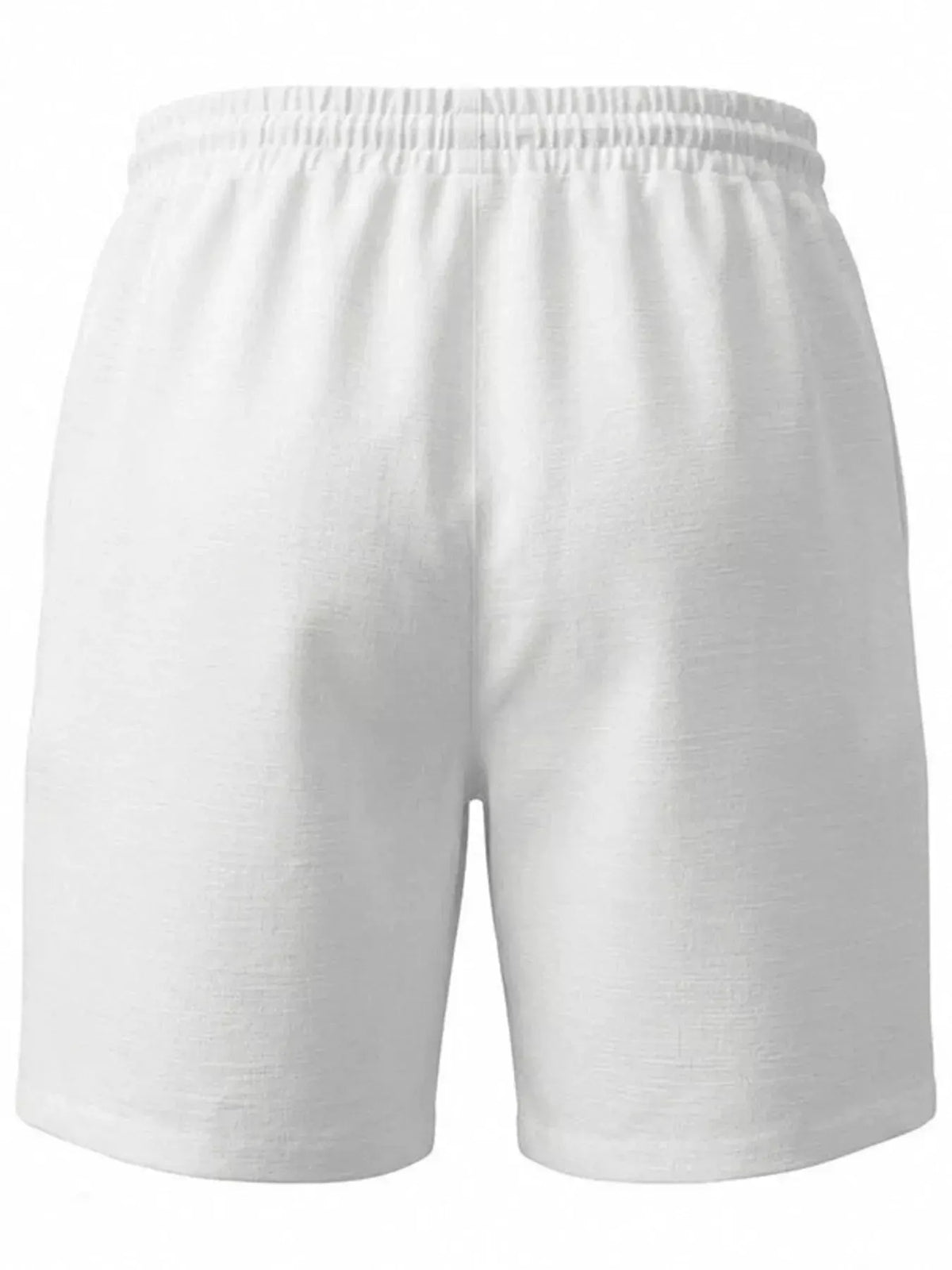 Men's Full Size Linen Blend Drawstring Shorts Plus Size by Partner Label