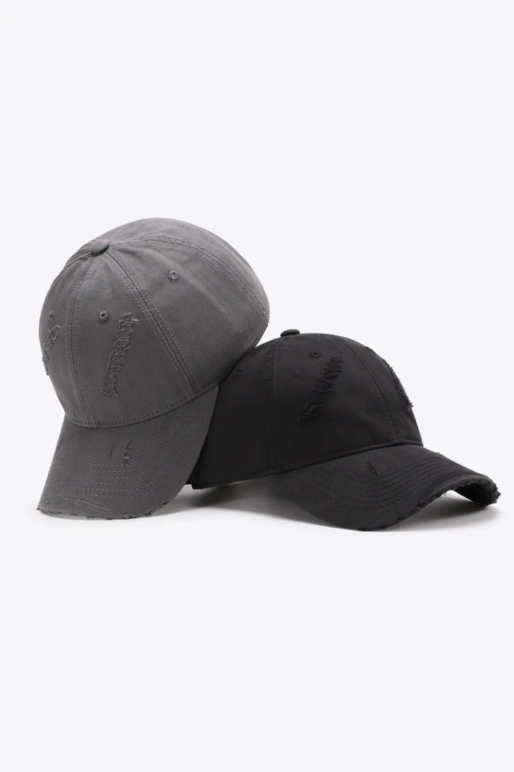 Distressed Adjustable Baseball Cap by Partner Label