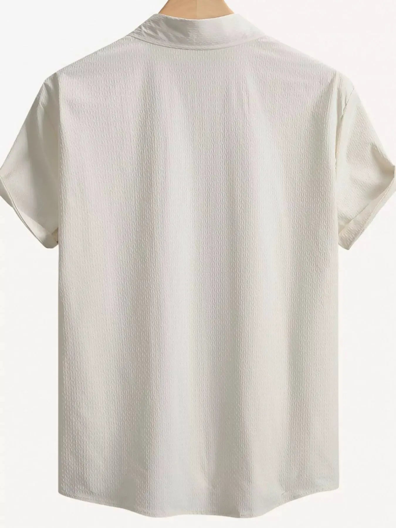 Men's Full Size Short-Sleeve Casual Shirt Plus Size by Trendsi