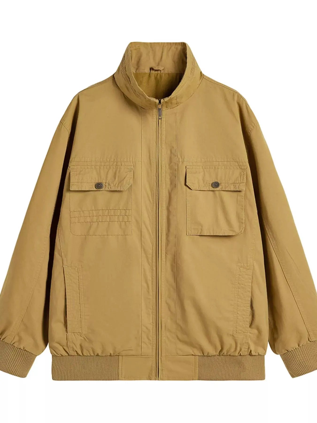 Men's Plus Size Casual Lightweight Zip-Up Jacket by Partner Label