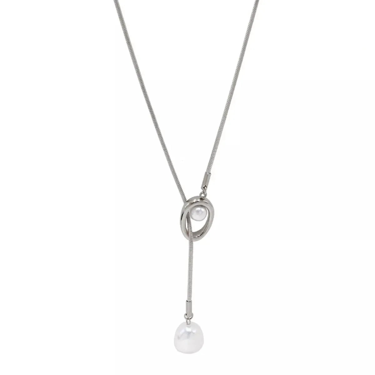 Pearl Pendant Necklace by Partner Label