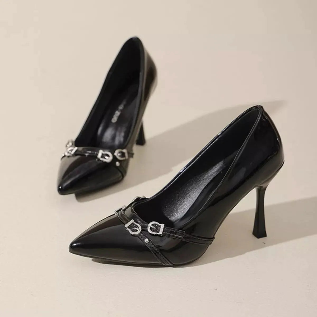 Point Toe High Heels Pumps by Partner Label