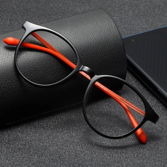 Lightweight Round Frame Glasses by Equanimity Essence