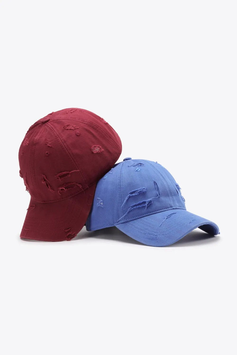 Distressed Adjustable Baseball Cap by Partner Label