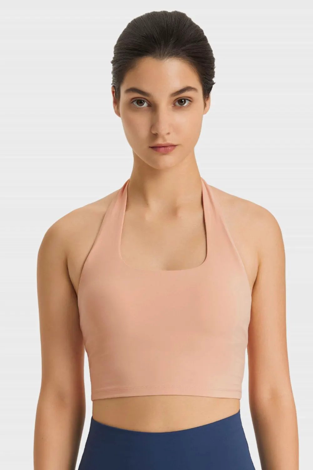 Millennia Breathable Halter Neck Sports Bra by Millennia