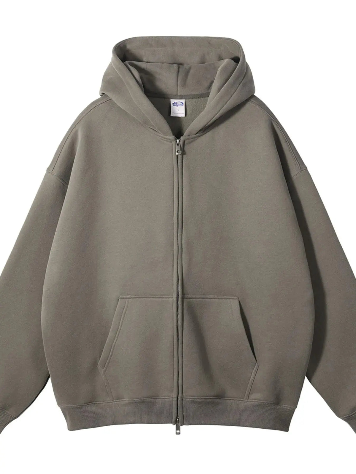 Men's Zip-Up Fleece Hoodie by Partner Label